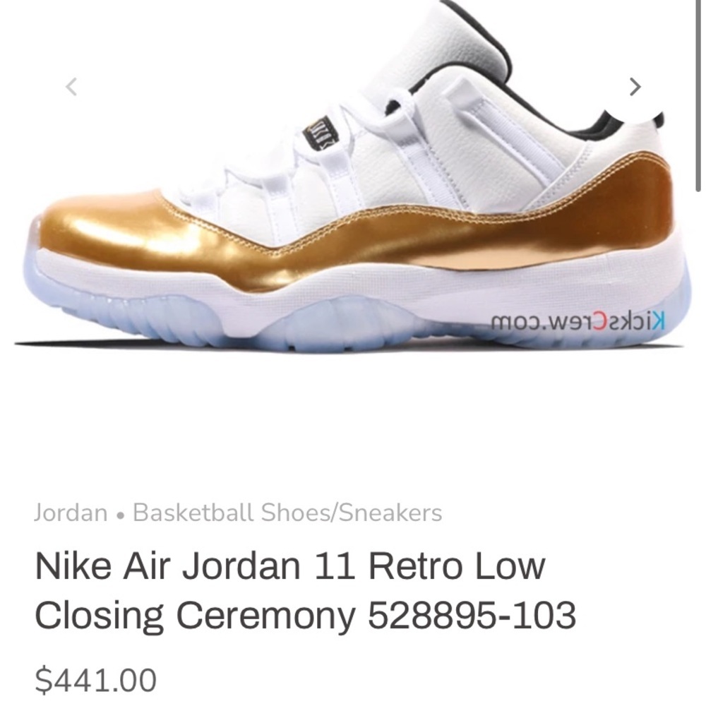 Nike Air Jordan 11 Low Retro Closing Ceremony Shoes